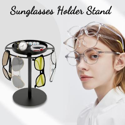 360-stupňový otočný stojan na okuliare Organizér Držiak na slnečné okuliare Vysoká stabilita Viacúčelový otočný stojan na vystavenie slnečných okuliarov