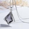 Women Diamond Pendant Long Sweater Chain Necklace Party Jewelry Gift