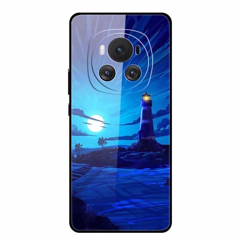 Tempered Glass Case For Honor Magic 6 Pro Case 6.8" Soft Edge Hard Glass Back Cover For Honor Magic6 Pro Phone Case Fundas Shell