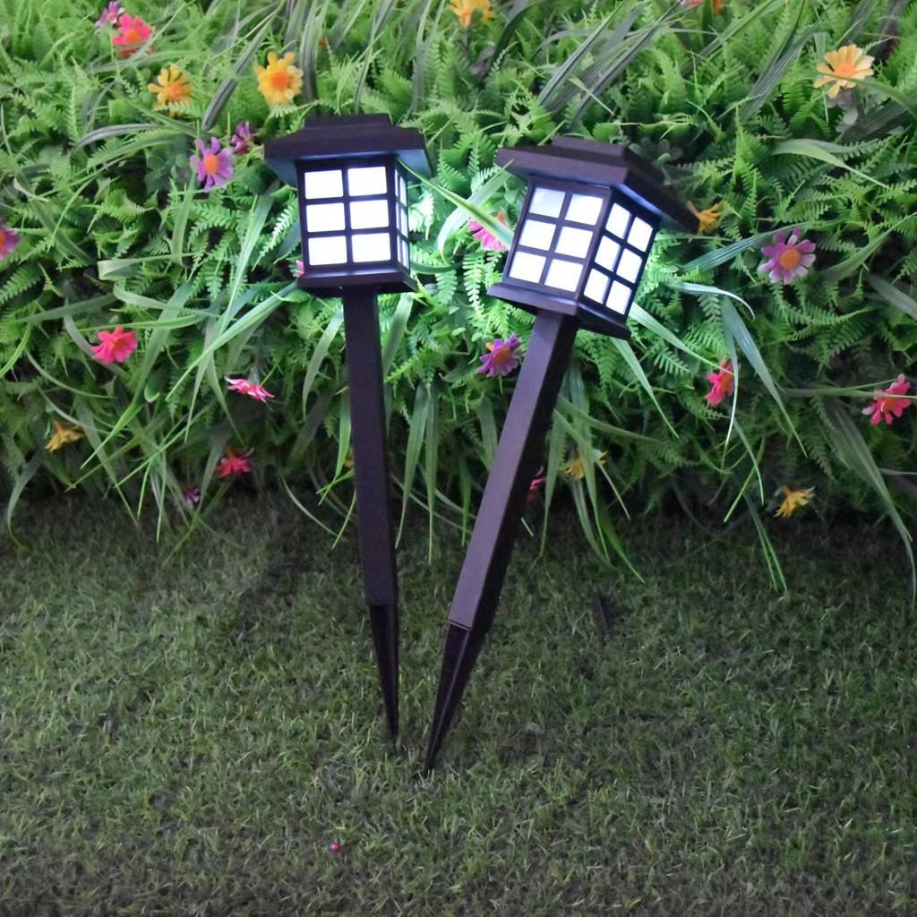 Lamp Lawn Solar Cottage Ground Outdoor Garden Courtyard Retro Decorative Light