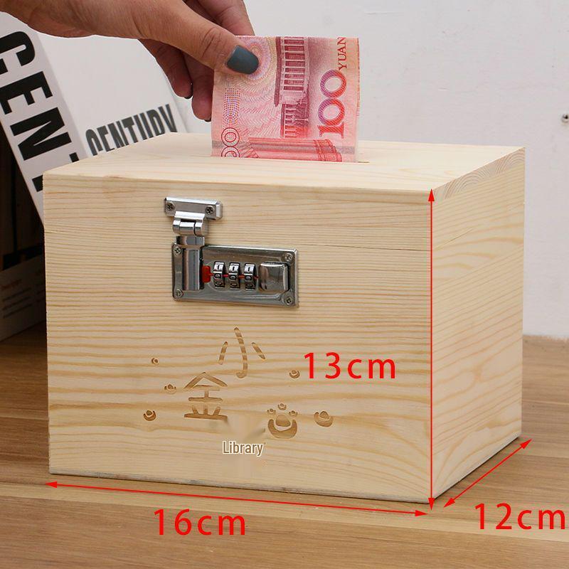 Retro Abschließbare Spardose mit Zahlenschloss - Kreatives Geschenk für Kinder