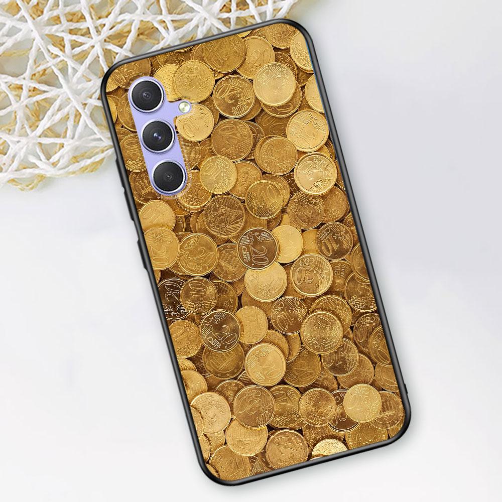Fine Gold Pattern Printing Case for Samsung Galaxy A51 A53 A54 A31 A52 A12 A13 A21s A22 A32 A11 A22 A33 A41 A52s TPU Phone Cover