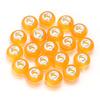 20Pcs Resin Round Large Hole Beads Imitation Cat Eye Stone Glossy Loose Beads for Jewelry Making Findings DIY Bracelet Necklace