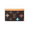 Lv X Tyler Collaboration Letter Pattern Print Leather Card Holder Women Card Holder Brown M83348