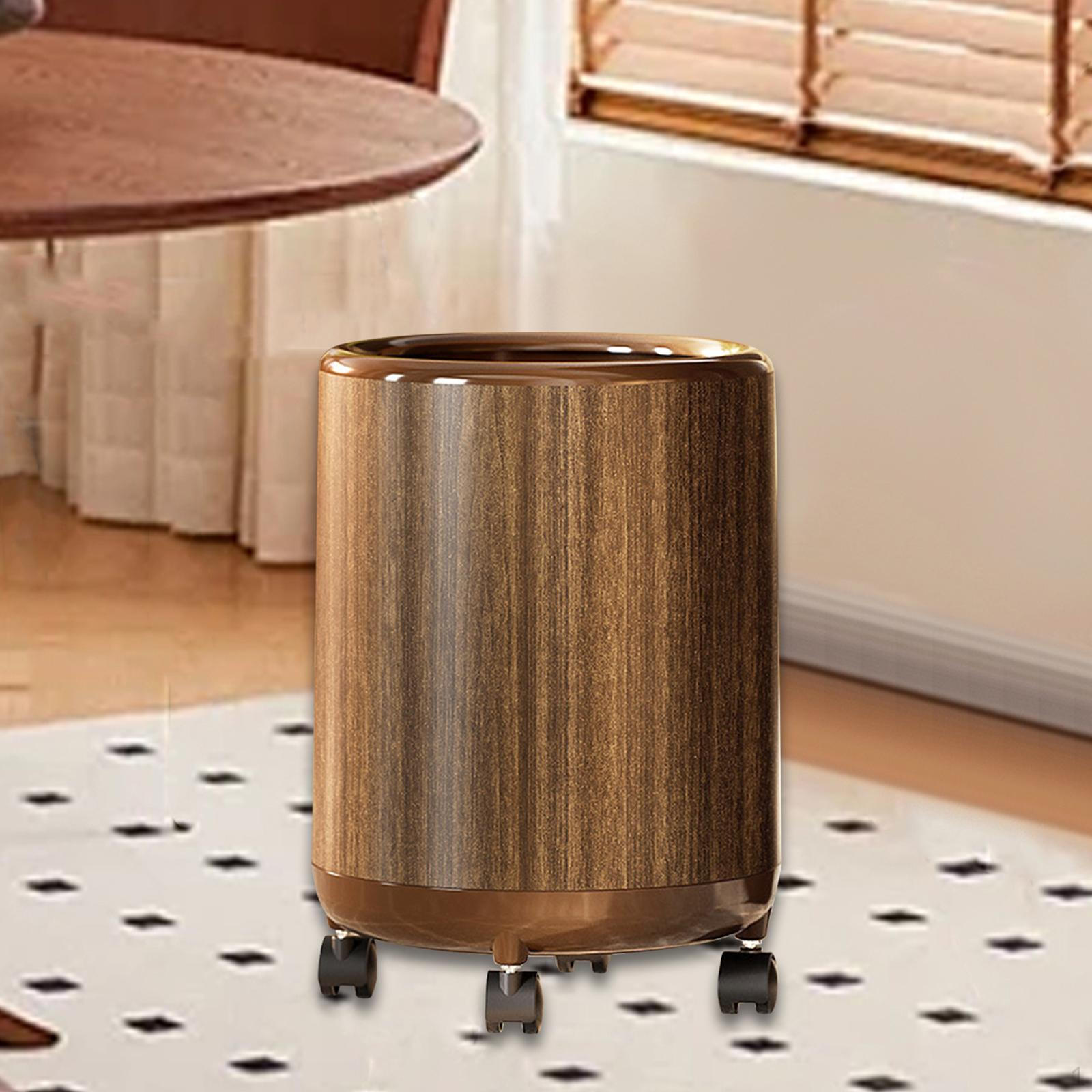

Декоративное мусорное ведро на колесах для дома и офиса 12L 23cmx34cm