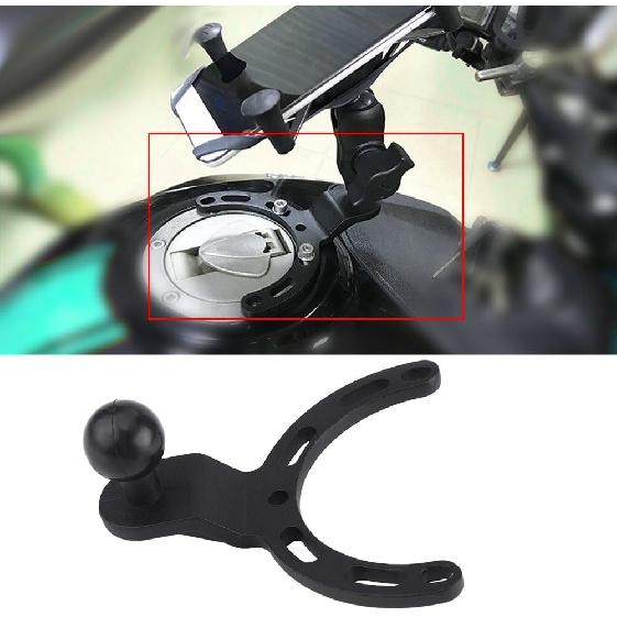 KIMISS Adjustable Motorcycle Tank Mount Bracket,Gas Tank Mount GPS Phone Camera Bracket Hoder for Kawasaki for Honda for Yamaha