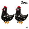 2PCS Cartoon Animal Standing Foil Balloons Long Float Time Thick Aluminum Foil for Wedding Kids Birthday Decor