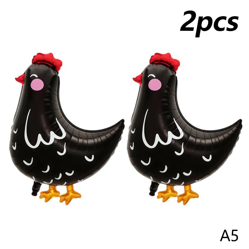 2PCS Cartoon Animal Standing Foil Balloons Long Float Time Thick Aluminum Foil for Wedding Kids Birthday Decor