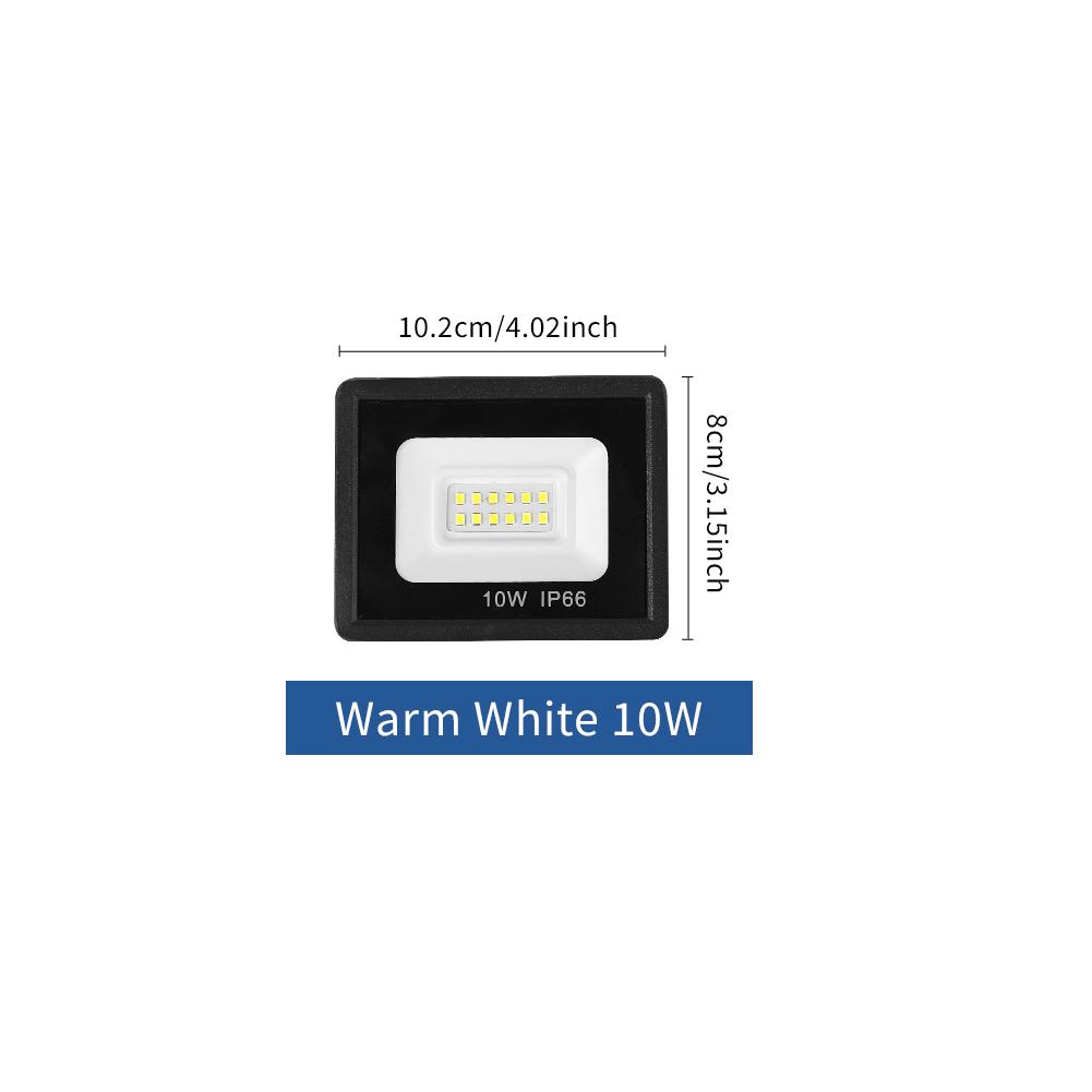 LED PIR Motion Sensor Floodlight Outdoor Wall Light White Light 50W 30W 20W 10W IP66 Waterproof LED Spotlight For Garden