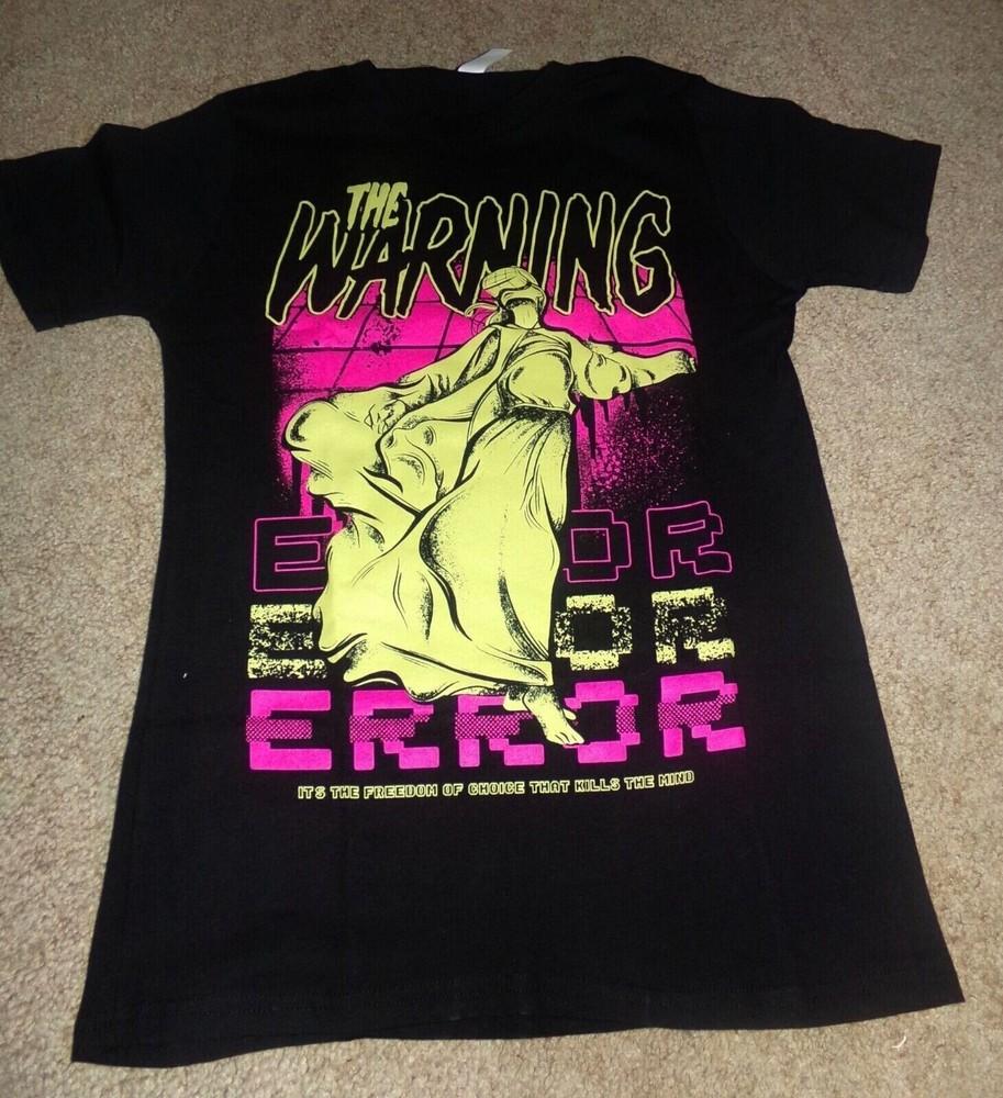 THE WARNING BAND ERROR LP Unisex Black All Size Shirt US870 Unisex T-Shirt M