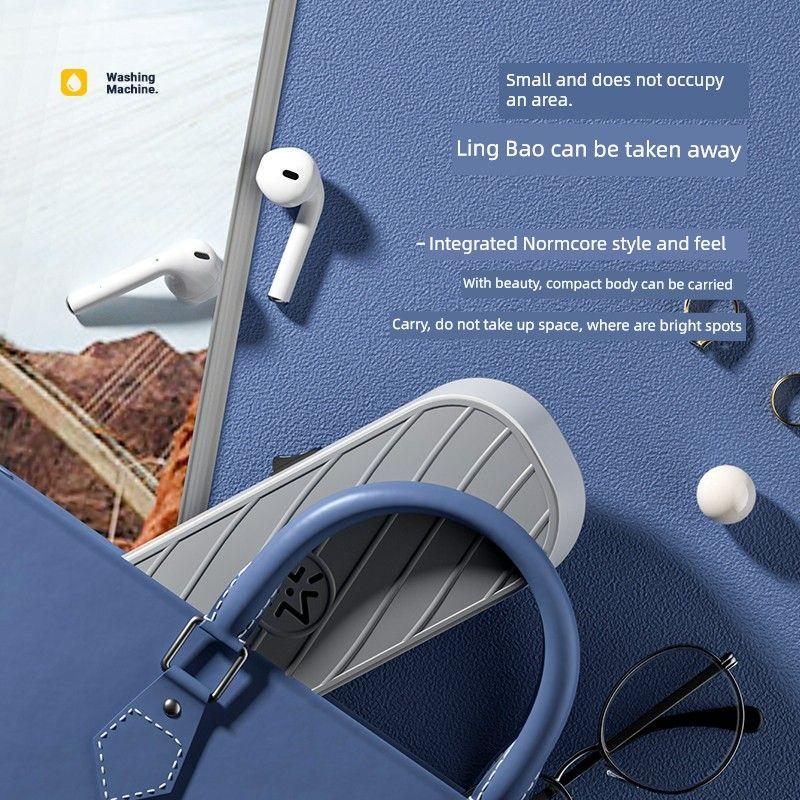 Ultrasonic Cleaning Machine For Home Small Tooth Socket Automatic Jewelry Washing Cosmetic Contact Lenses Invisible Cleaning Case