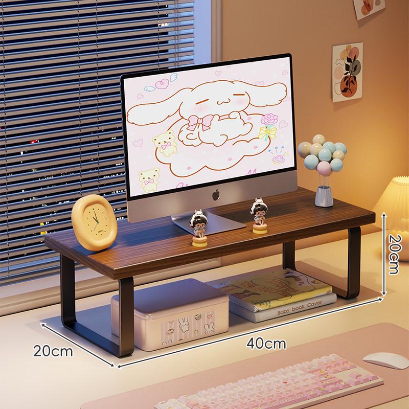 Monitor Stand with Cooling Base: Desktop and Laptop Lifting Bracket for Students