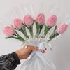 5pcs Handmade Artificial Tulip Bouquets Home Decor Artificial Flowers  Valentine's Day Gift