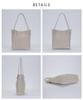 Black Tote Bag for Shoulder Fits Popular Brand [Altrose] Women, Bag, 2-Way, Large, Spacious, A4, Handbag, Simple, Plain, Cute, Commuting, School,