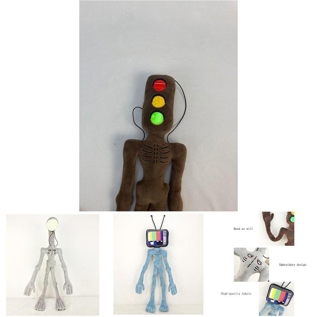 Cuddly 21" Anime Scp Siren Head Plush Toy Bendable Doll For Horror Fans