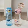 Water bottle Fortis new student sports cartoon water cup modern simple student large capacity straw plastic cup single layer