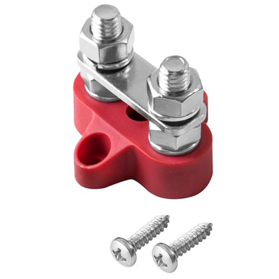 

1 комплект блоку розподілу живлення Plug and Play 150A DC48V Heavy Duty Dual Type Connection Block Truck Supply M8 червоний