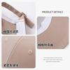 Hard top protective baseball cap big head circumference cap breathable sports baseball cap women's face small solid color hat