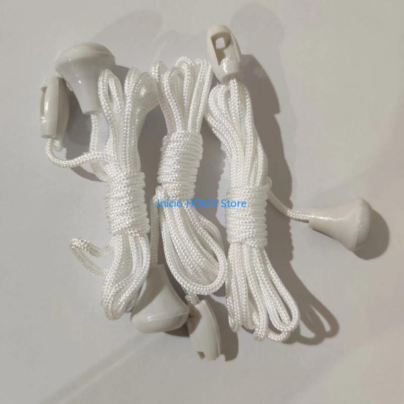 A5YD 10Pcs Bathroom Light Pull Cord Replacement 1.5m Light Switches Pull Cord Switches Ceiling Switches Pull Cord Easy to CN