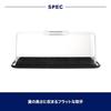 Dulton Countertop Bakery Case M-0863, a Transparent, Expandable Countertop for Storing Bread, Dried Goods, and Fruit In the Kitchen.
