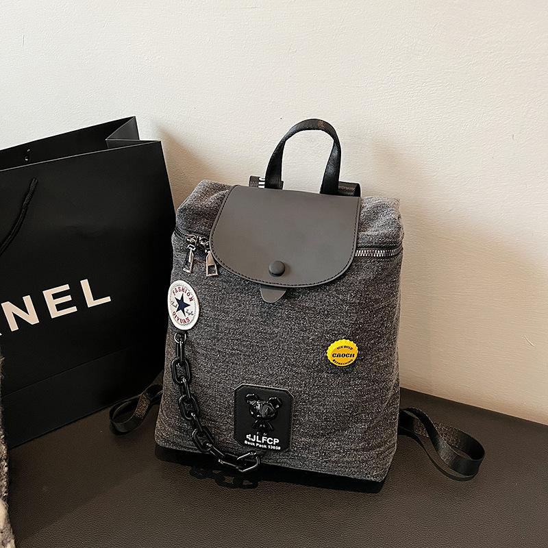 Backpack Women's New Trendy Fashion Casual Commuter Backpack Niche Versatile Lightweight Travel School Bag