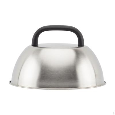 Kopuła do topienia sera Pokrywa do burgerów 6,30 cala Stabilna na parę Pieczone jedzenie do gotowania