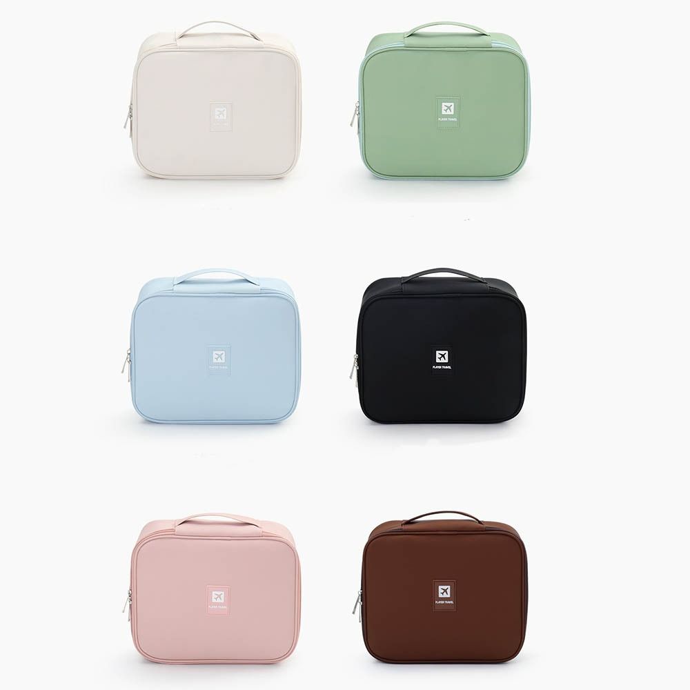 Large Capacity Women Cosmetic Bag Handheld Makeup Storage Bag Travel Toiletry Bag  Travel