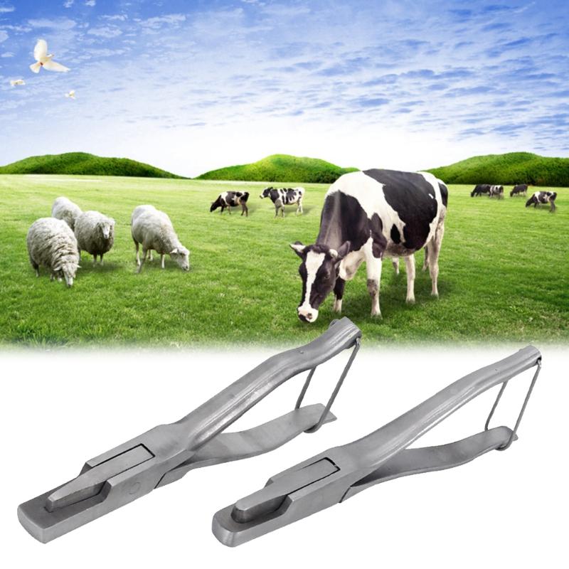 Stainless Steel Pig Ear Tag Plier Give Pigs Ear Marks for Identification Good Helper Tool for the Farmer Labor-saving