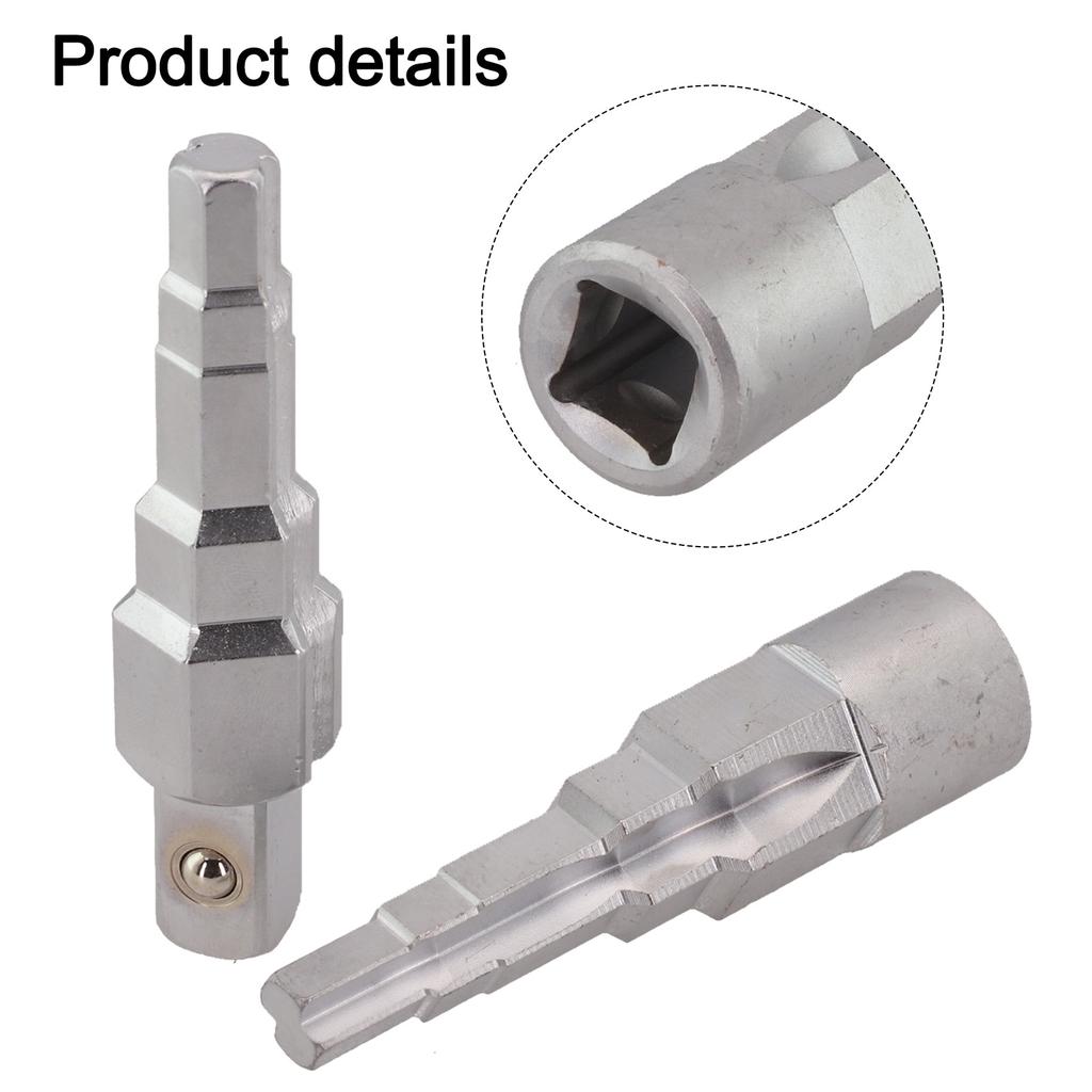 Stepped Radiator Spanner 10-21mm Fit For 1/2Inch Ratchet Handle Radiator Spanner Air Conditioner Disassembly Connector Hand Tool