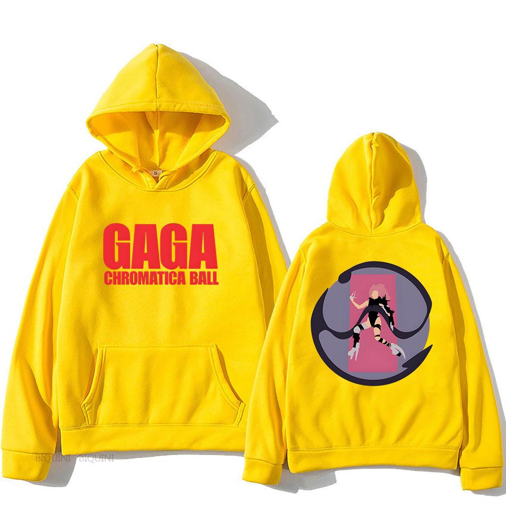Retro Kapuzen-Damen-Lady Gaga-Bequemes Fleece-Sweatshirt mit Kapuze Gothic-Kleidung Roupas Femininas Punk-Pullover