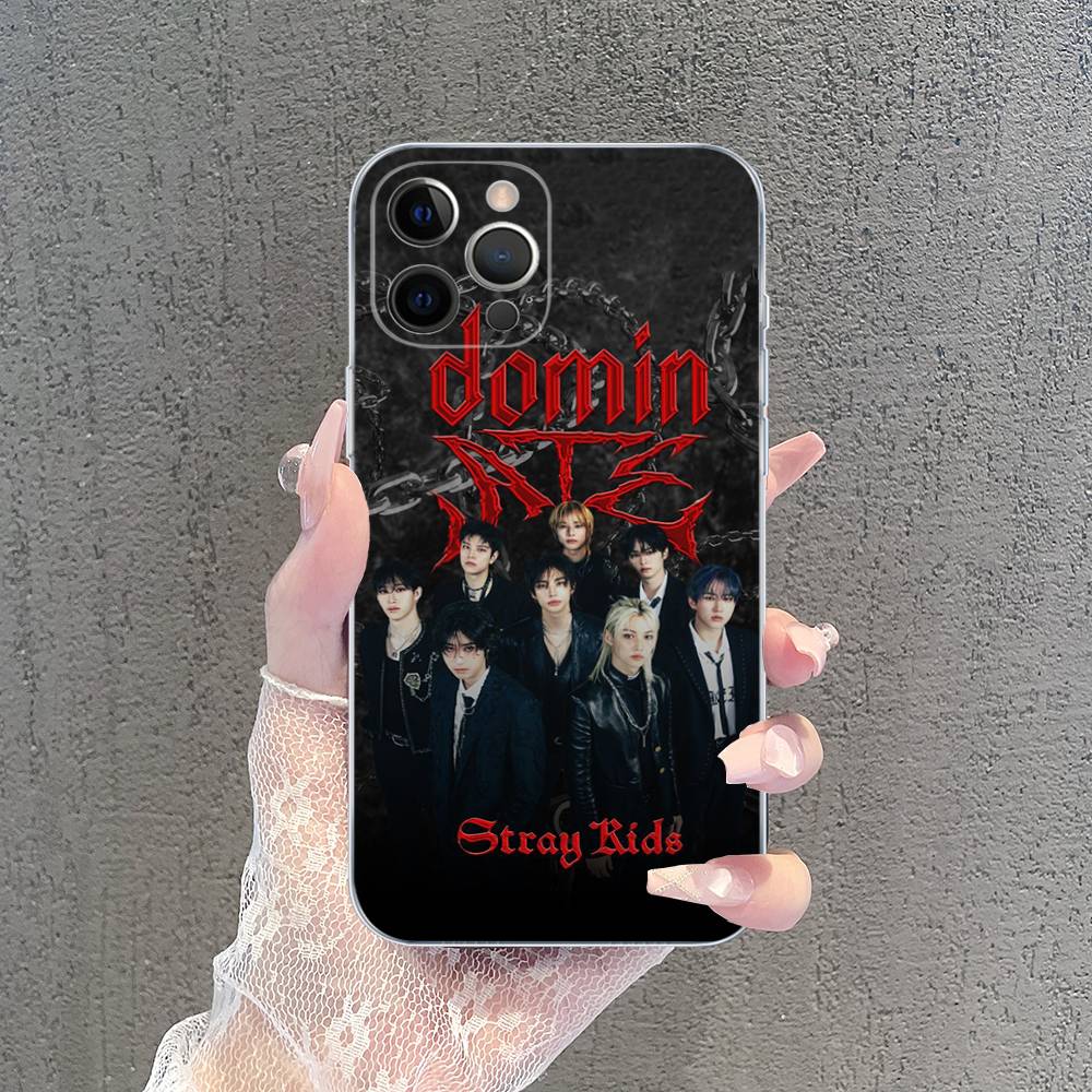 Kpop S-Stray K-Kids Transparent Phone Case For IPhone 17 Air 16 Pro Max 15 14 13 12 11Plus Shockproof Cover