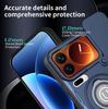 Anti-slip Armor Shockproof Case For Xiaomi 17 Pro Max Slide Camera Lens Protection Metal Ring Stand TPU Frame Plastic Back Cover