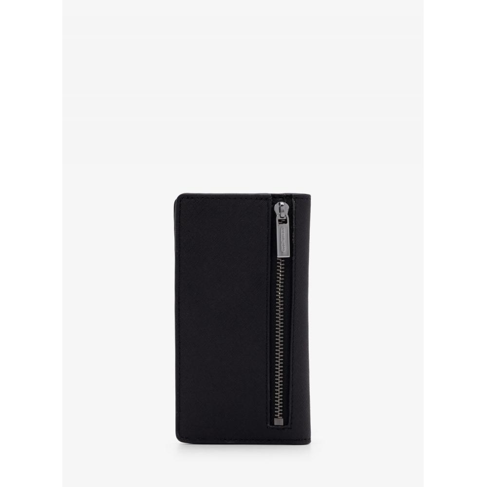 Michael Kors Cooper Bifold Card Case 36s6lcod1u1 Black