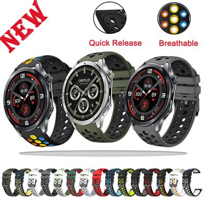 Armband für OnePlus Watch 3/Watch 2/Watch 2R 22mm Sport Silikon Klassische Schnalle Uhrenarmband für One Plus Watch 3/2 22mm Band