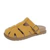 Women Summer Slippers Casual Girl Sandals Close Toe Plus Size Pink Yellow Khaki Slide Slippers