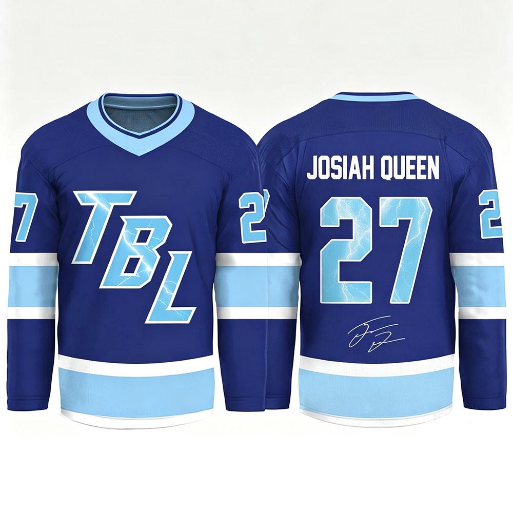 Josiah Queen Hokejový dres Unisex Streetwear Volné Ležérní Dlouhý rukáv Měkké Tričko Dámské Pánské Oblečení Grafické Tričko s plným potiskem