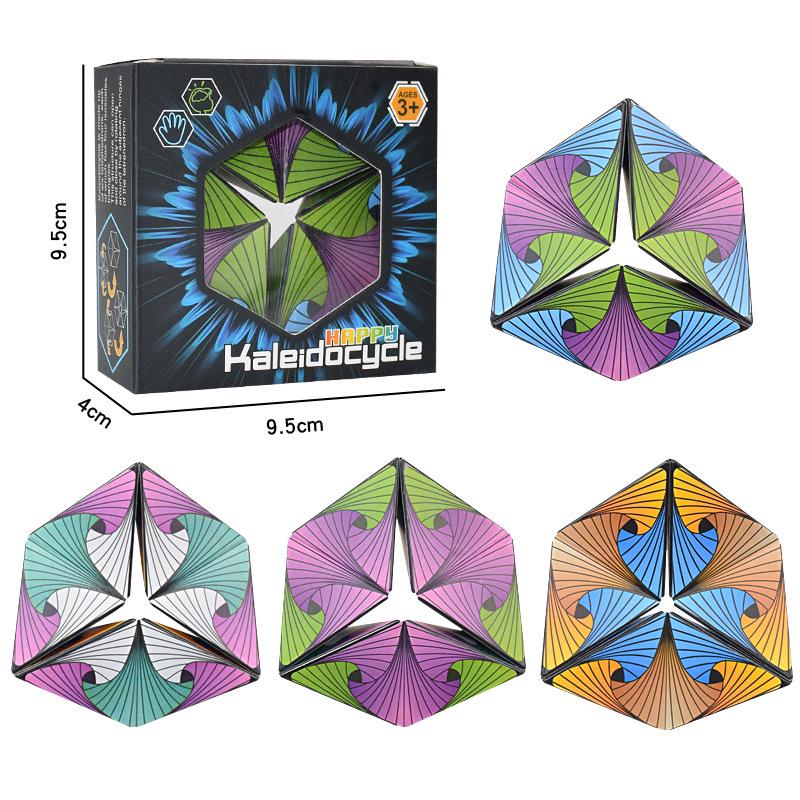 Infinity Flip Magic Cube Děti Dospělý Dekompresní hračka Puzzle Nástroj pro uvolnění stresu Neomezený tvar Kognitivní produkt