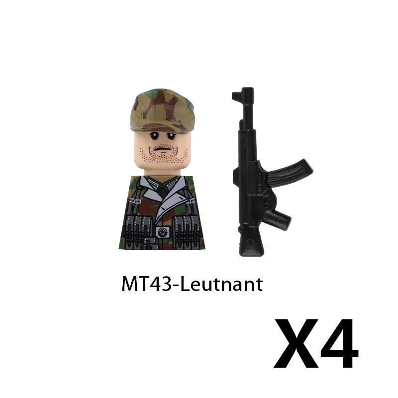Military Soldier Figure Building Blocks British US French Army Weapons 101 Airborne Division Officer Infantry M1 Toys Gifts D126