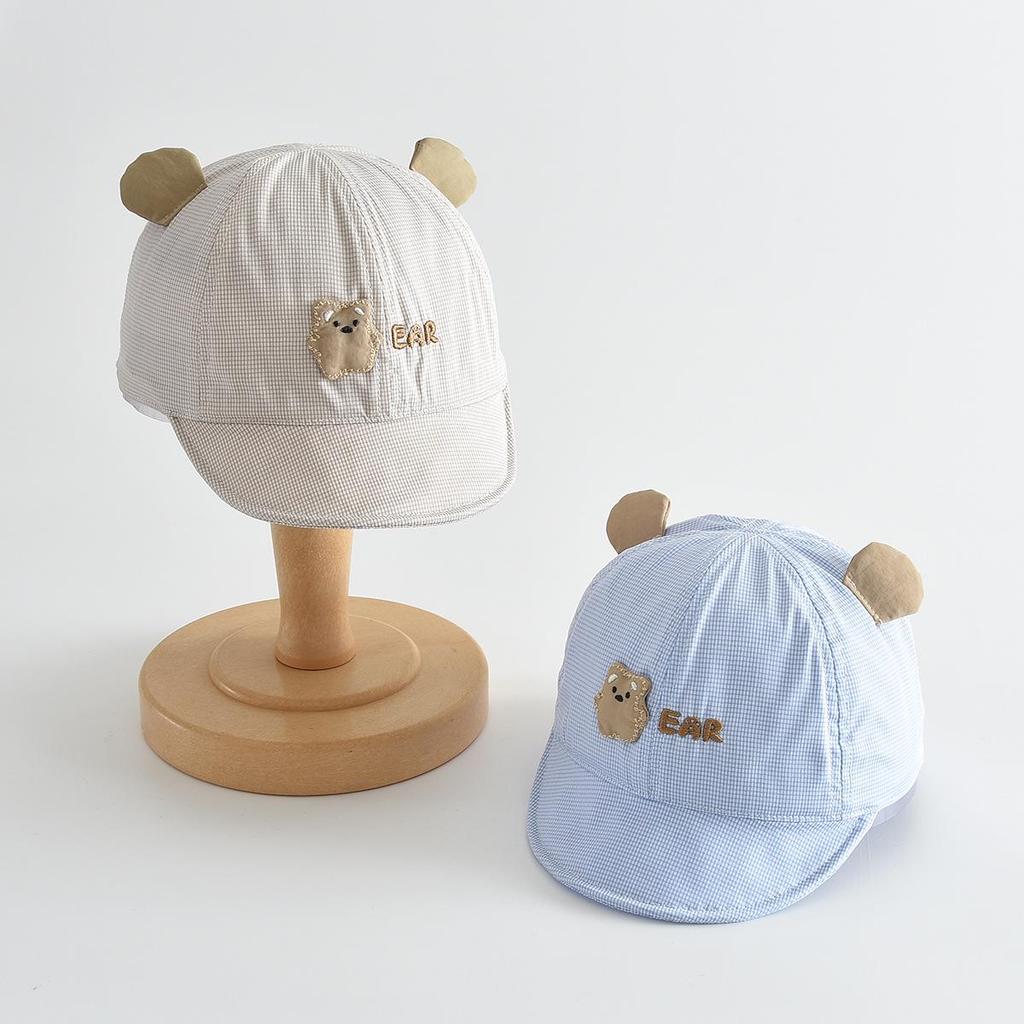 Kids' Soft Brim Duckbill Cap: 3D Cartoon Ear Sun Hat for Boys & Girls