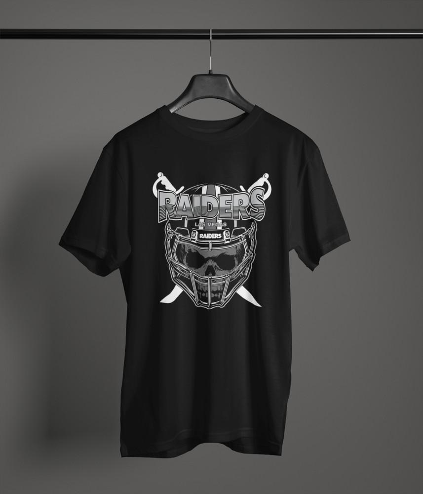 

Las Vegas Raiders Fan Art Graphic Tee • 100% Cotton Unisex NFL T‑Shirt 4XL