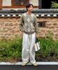 P.IN.O 9200 Single-Pleat Cotton Pants - Black
