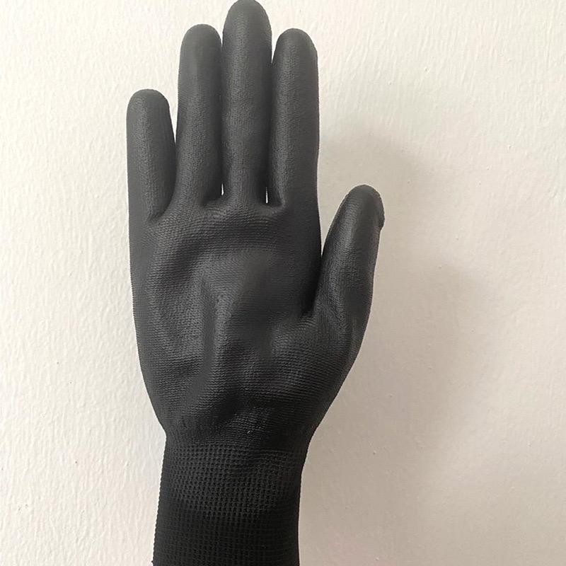 Safety Coated Work Gloves PU and Palm Coated Gloves Safety Gloves Are Suitable for Construction and Maintenance Vehicles
