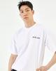 SALON DE SEOUL Unisex Oversized Logo T-Shirt M - White