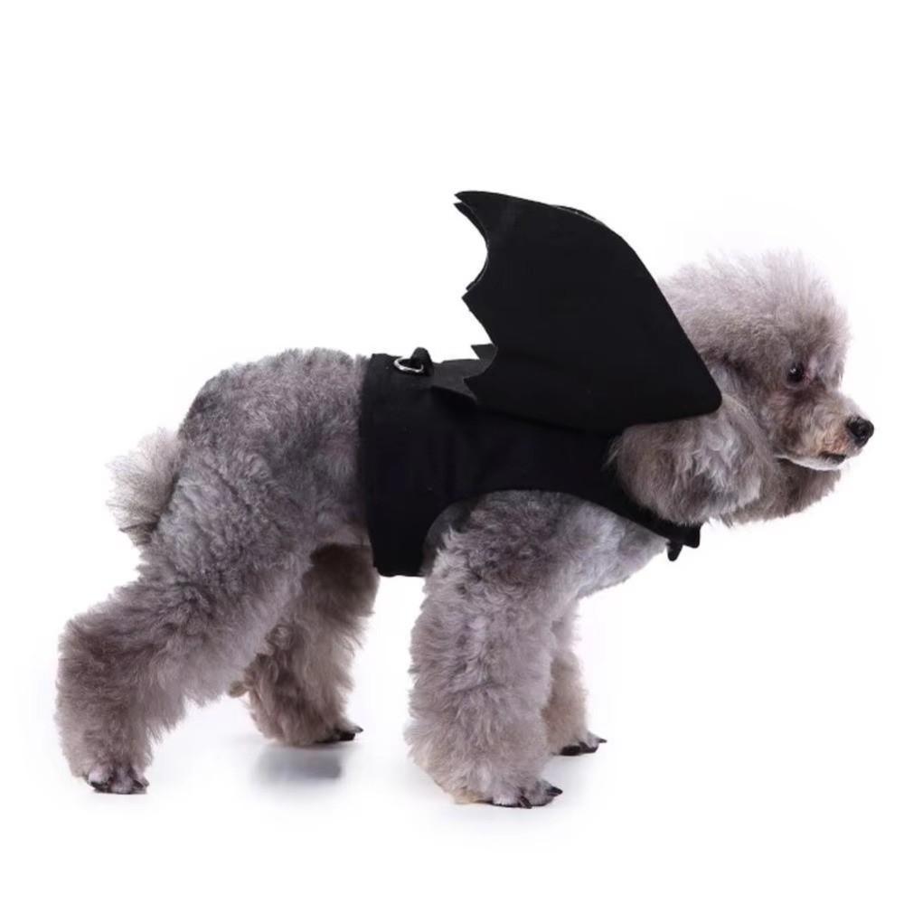 Adjustable Harness Cat Costume Black Bat Wings Costume Cute Dog Costume for Cats and Small Dogs
