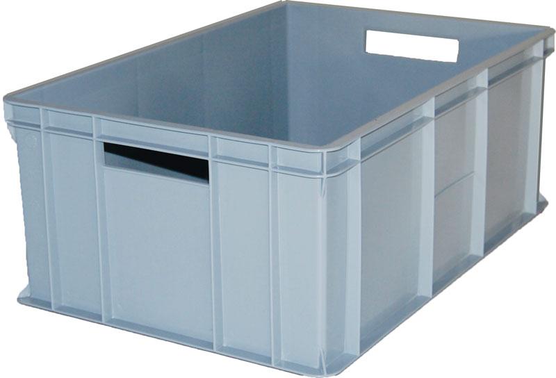 Pojemnik plastikowy 600x400x240 szary