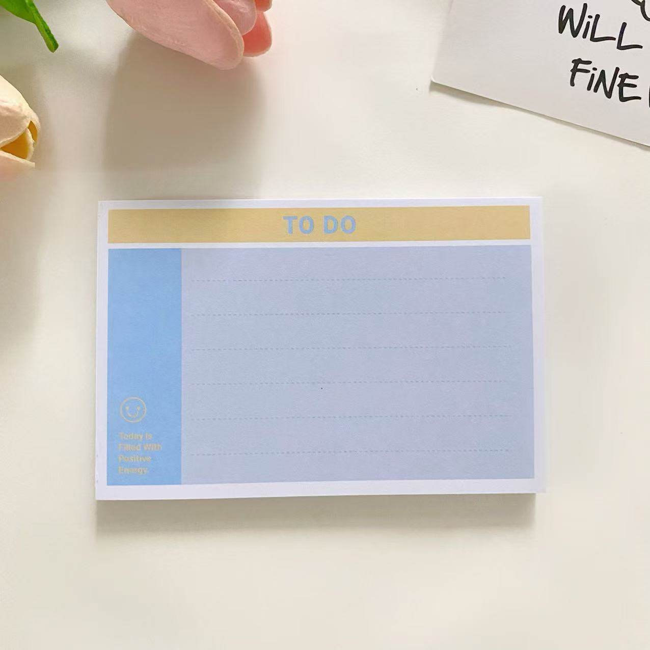 

Korean Style High-looking Time List Series Note Pad Memo Plan Check-in Account Material Message Paper Sticky Note