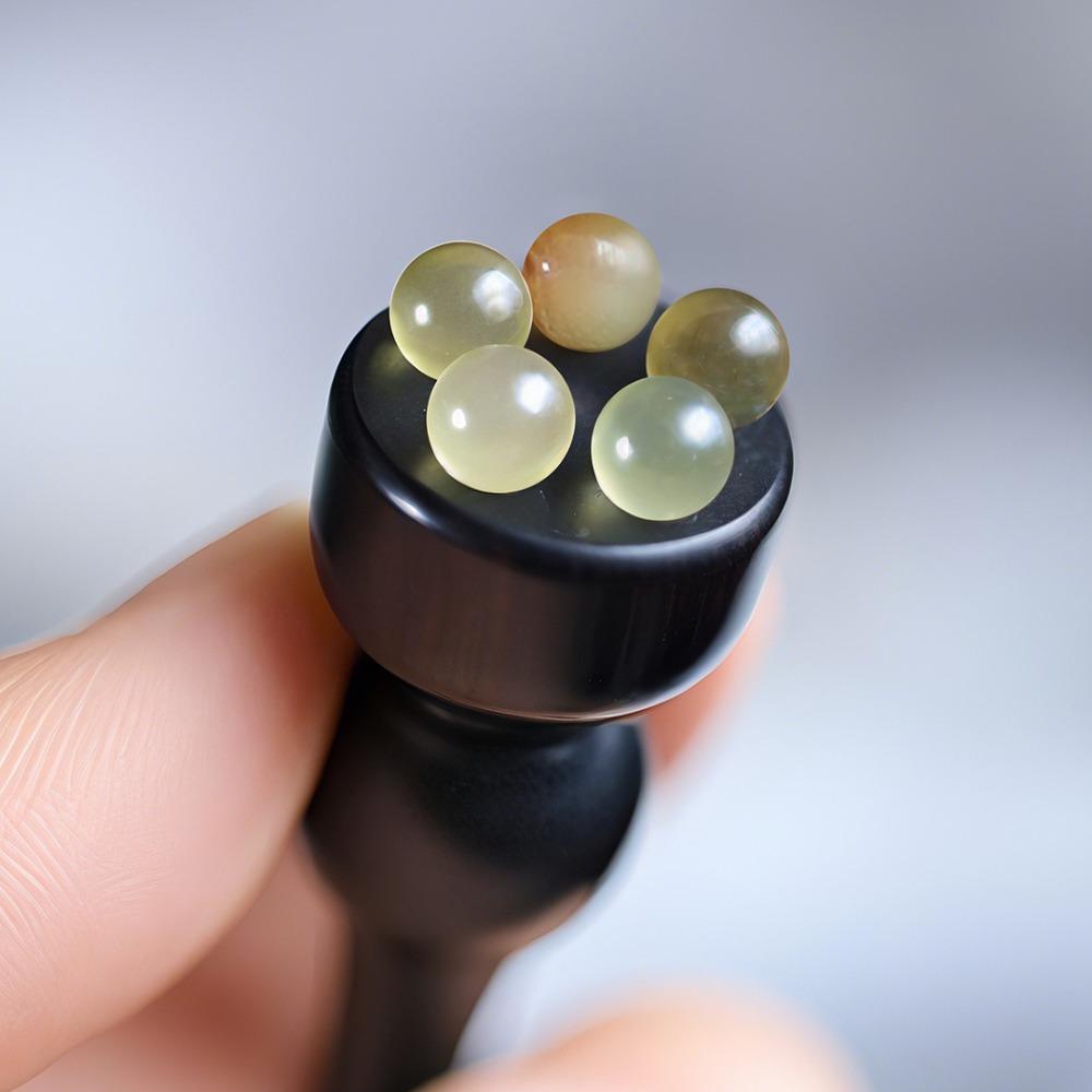 Sandalwood Eye Face Massager Wooden Roller Compact Handheld Skin Tool Neck Body Acupressure Lymphatic Drainage Facial Skin Care