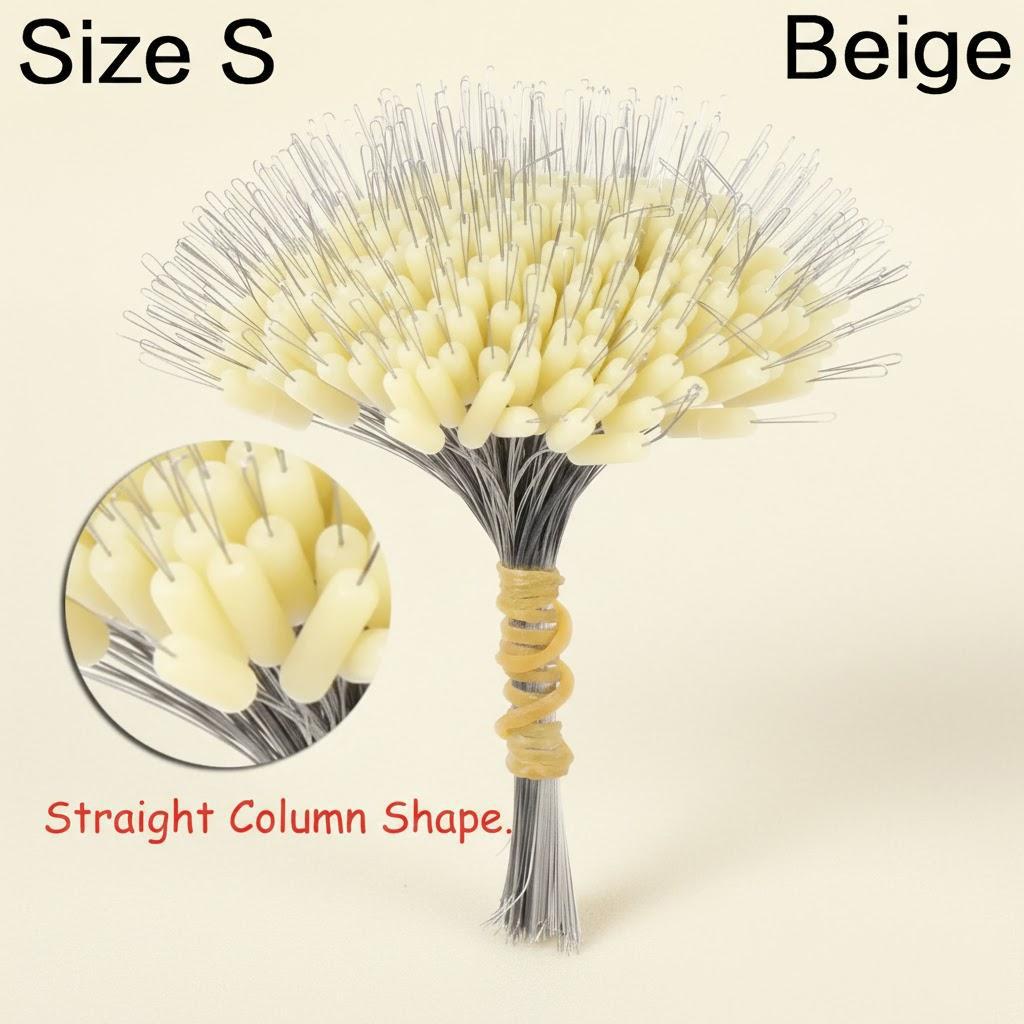 

300Pcs Silicon Space Bean Fishing Float Resistant Anti-Strand Fish Line Spacebean Fishing Tackle Accessories
