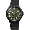 CaSio Men S Analog Quartz Watch moSS Green Mw 240 3bv