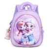 Mochila Infantil Elsa Hello Kitty Kuromi Melody Homem-Aranha Com Nylon Respirável Para Uso Na Educação Infantil E Escolar